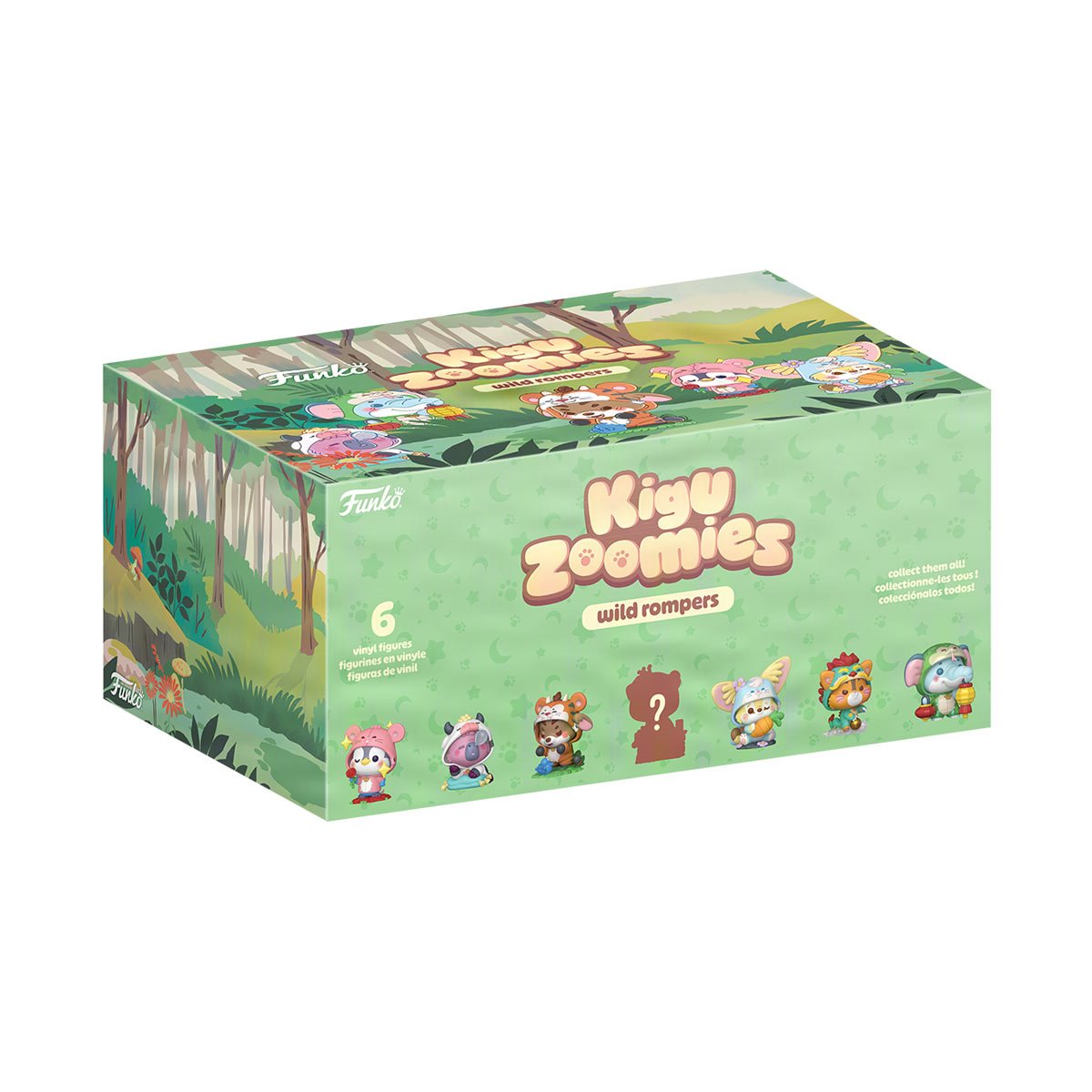 KiguZoomies Premium Vinyl Figure Display Case of 6
