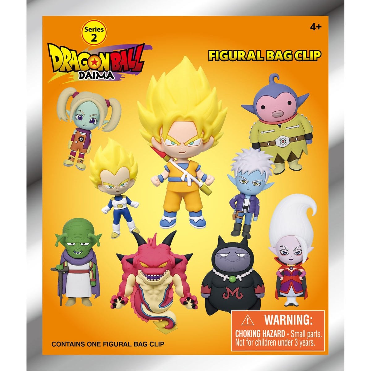 Dragon Ball Daima Series 2 3D Foam Bag Clip Random 6-Pack
