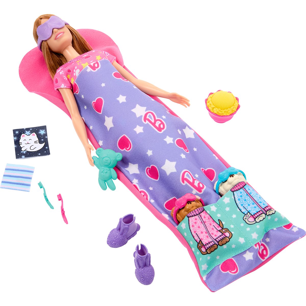 Barbie Slumber Party Accessories and Doll