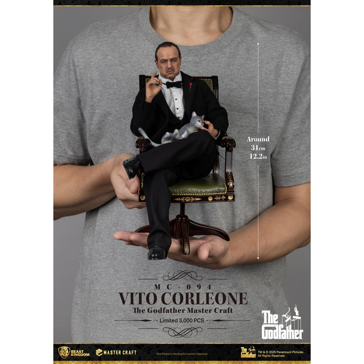 The Godfather Vito Corleone MC-094 Master Craft Statue