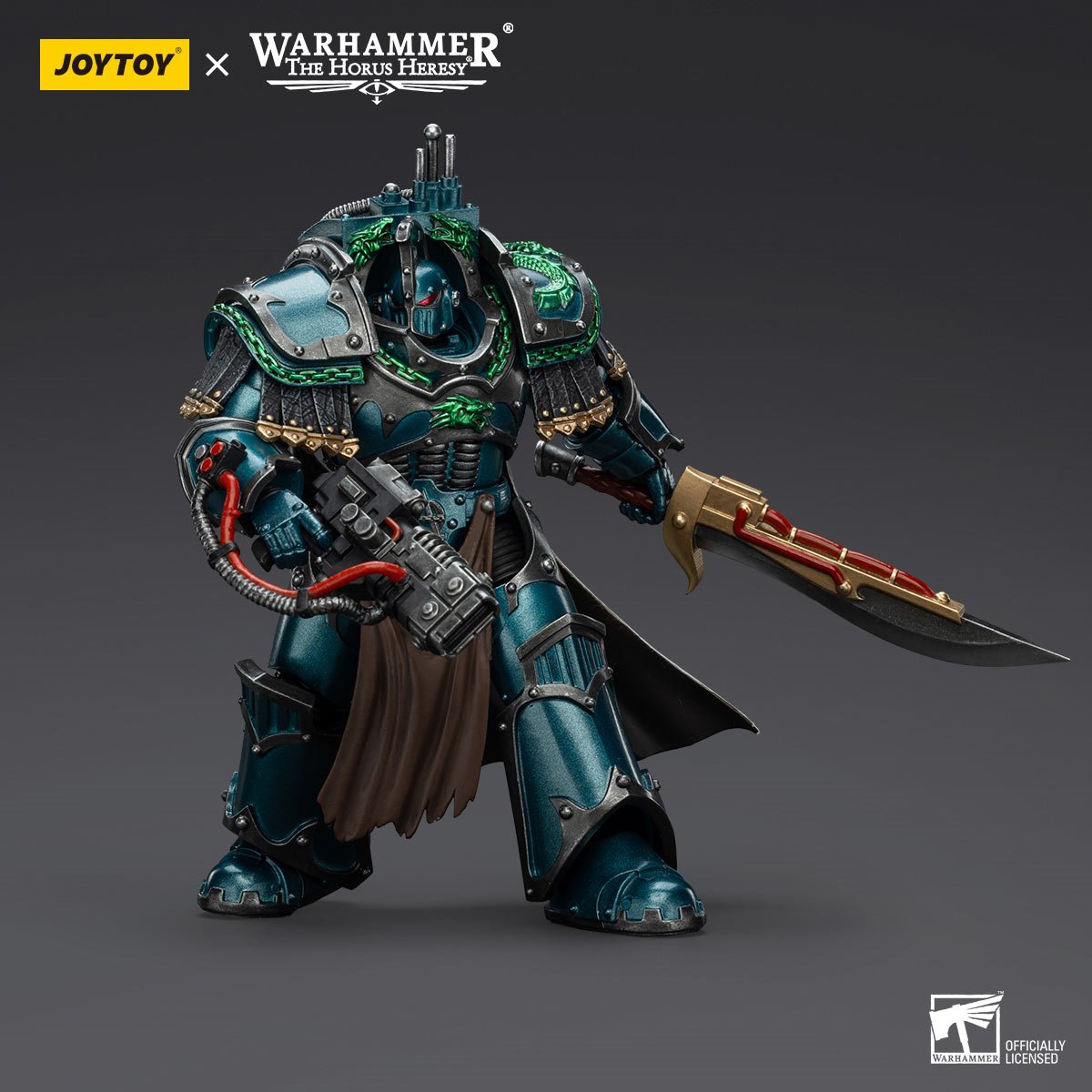 Joy Toy Warhammer The Horus Heresy Alpha Legion Legion Praetor Cataphractii Terminator Armor 1:18 Scale Action Figure