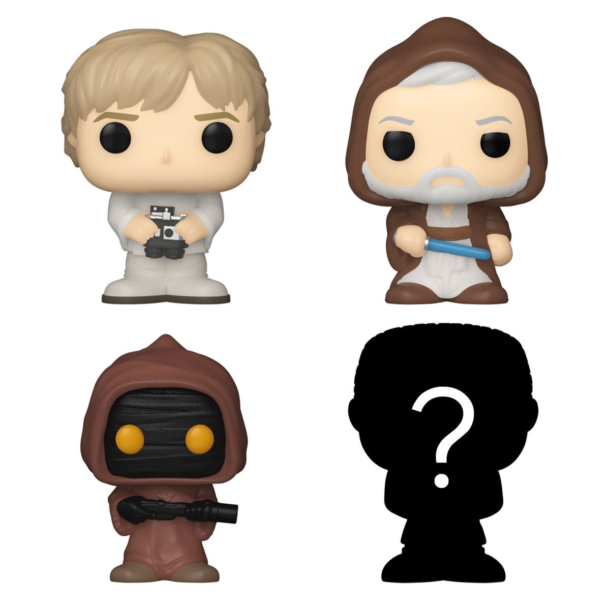 Star Wars Luke Skywalker Bitty Funko Pop! Mini-Figure 4-Pack