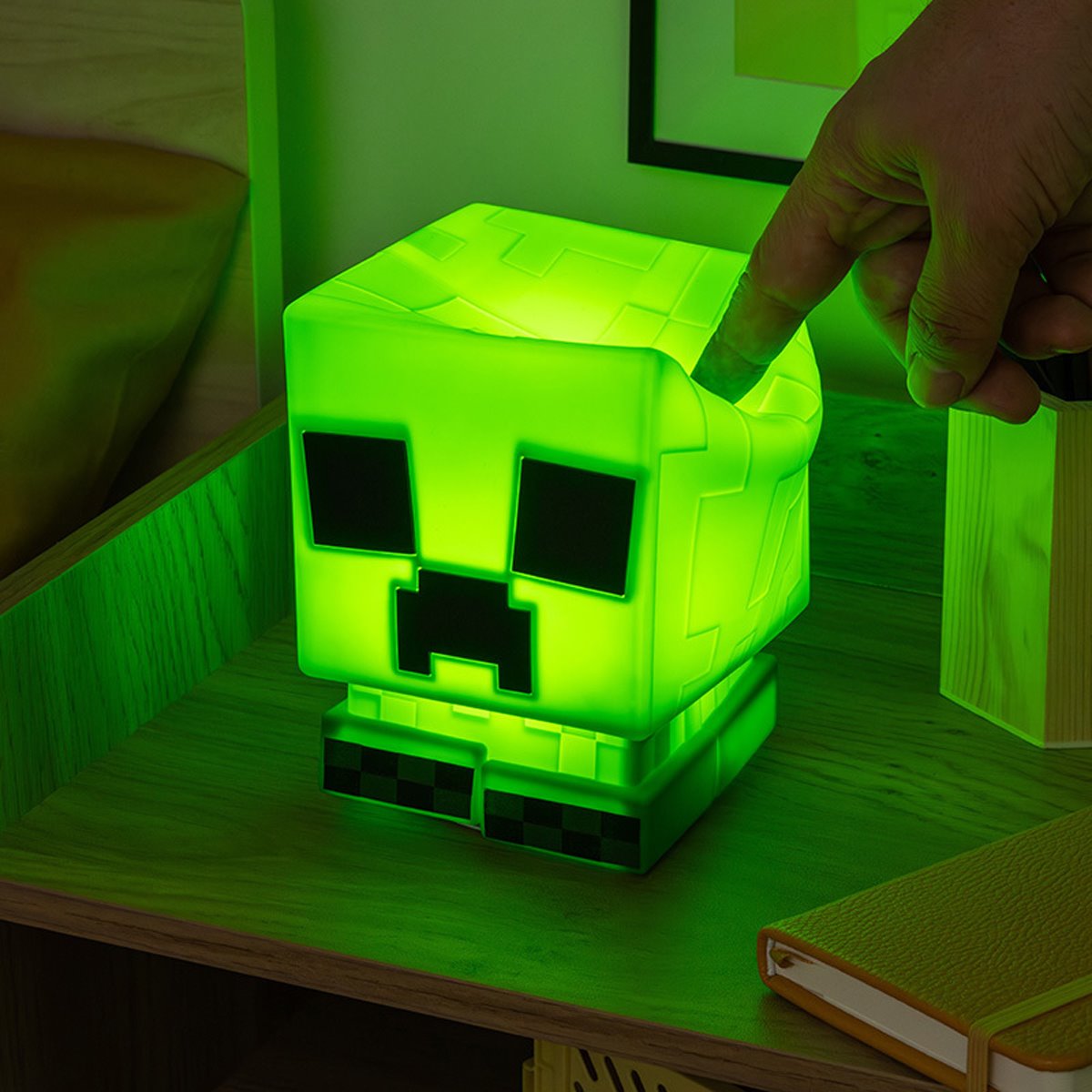 Minecraft Creeper SquishyGlo Silicone Rechargeable Light