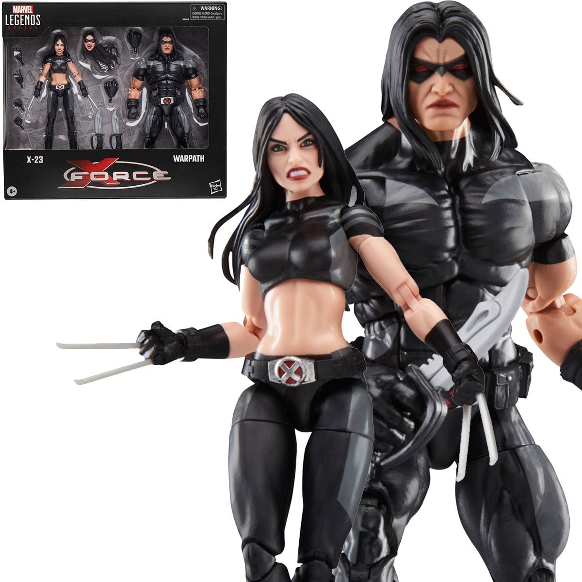 X-Force  Marvel Legends Series X-23 & Warpath 6-Inch Scale Action Figures
