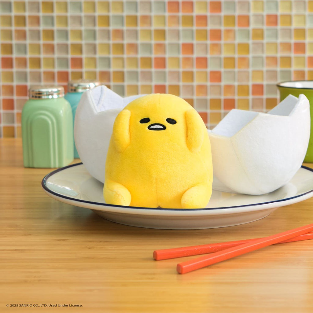 Sanrio Gudetama In Eggshell 5-Inch Plush