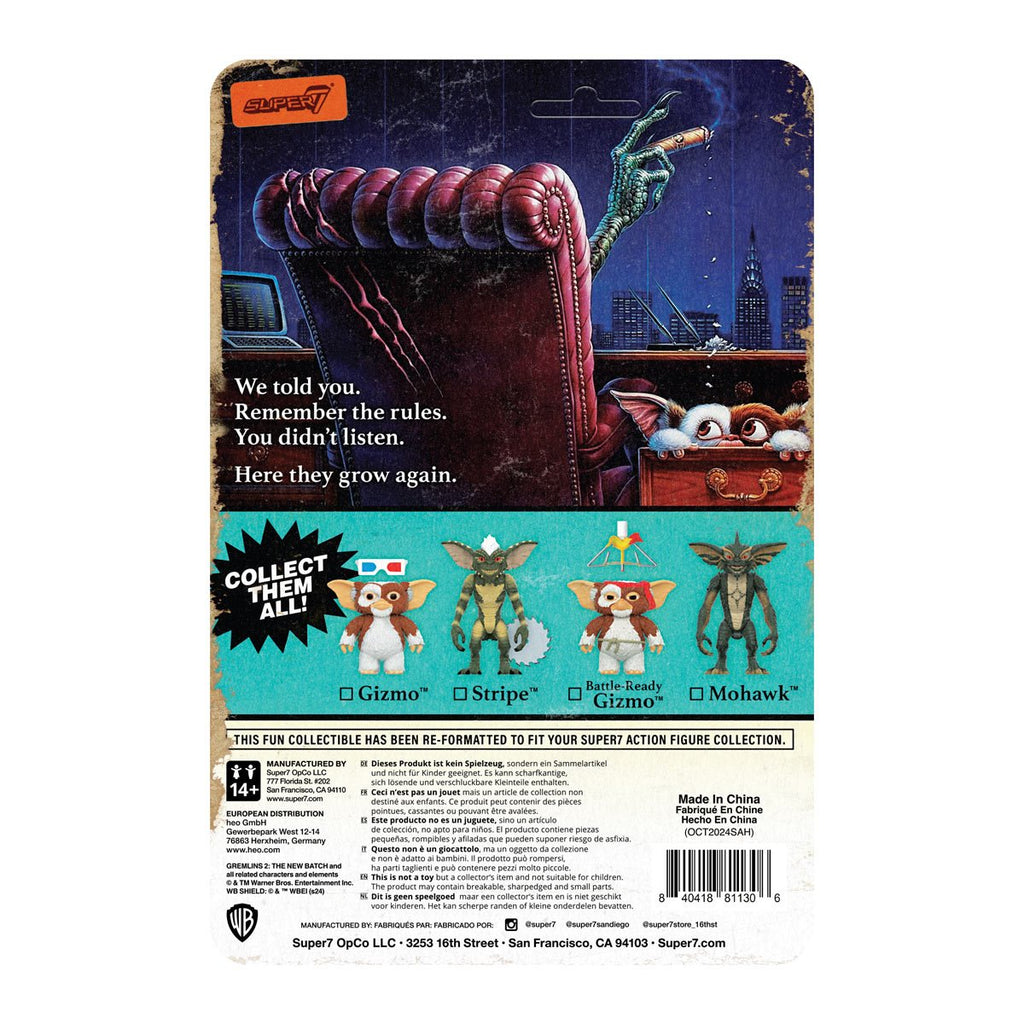 Gremlins 2 Gizmo (Battle Ready) 3 3/4-Inch ReAction Figure