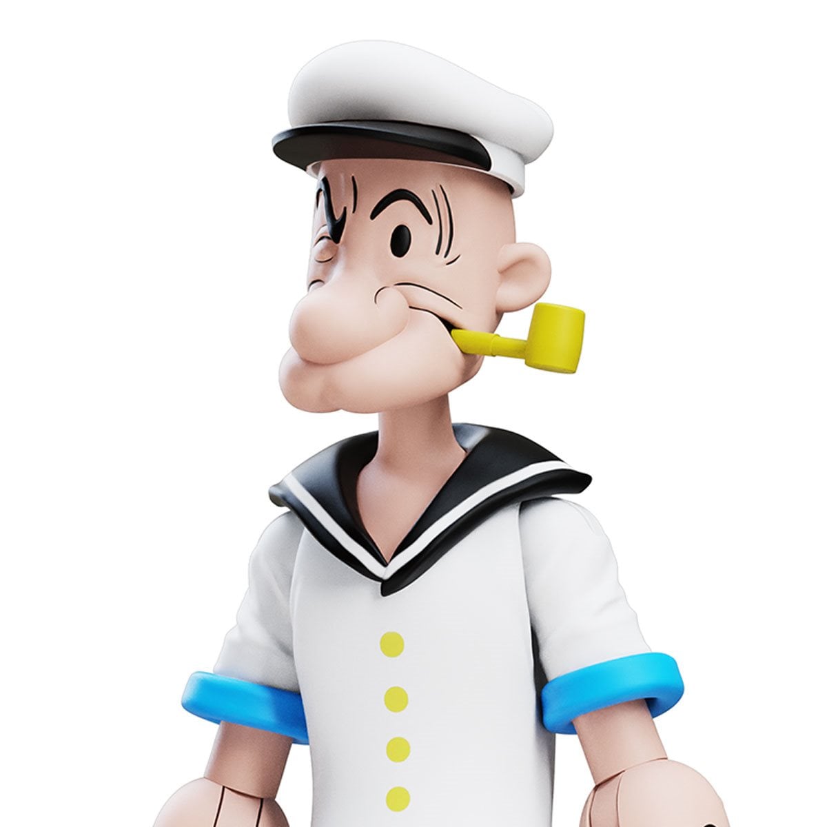 Popeye Classics Wave 3 Popeye 1st Appearance White Shirt Action Figure