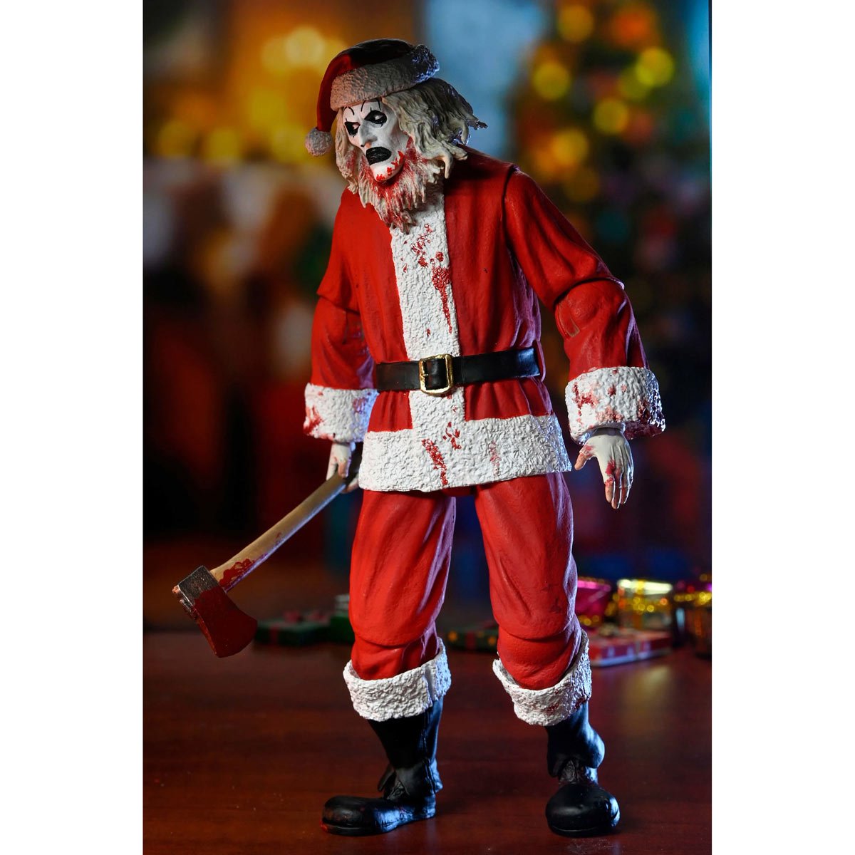 Terrifier 3 Ultimate Art the Clown Bloody Santa Suit 7-Inch Scale Action Figure