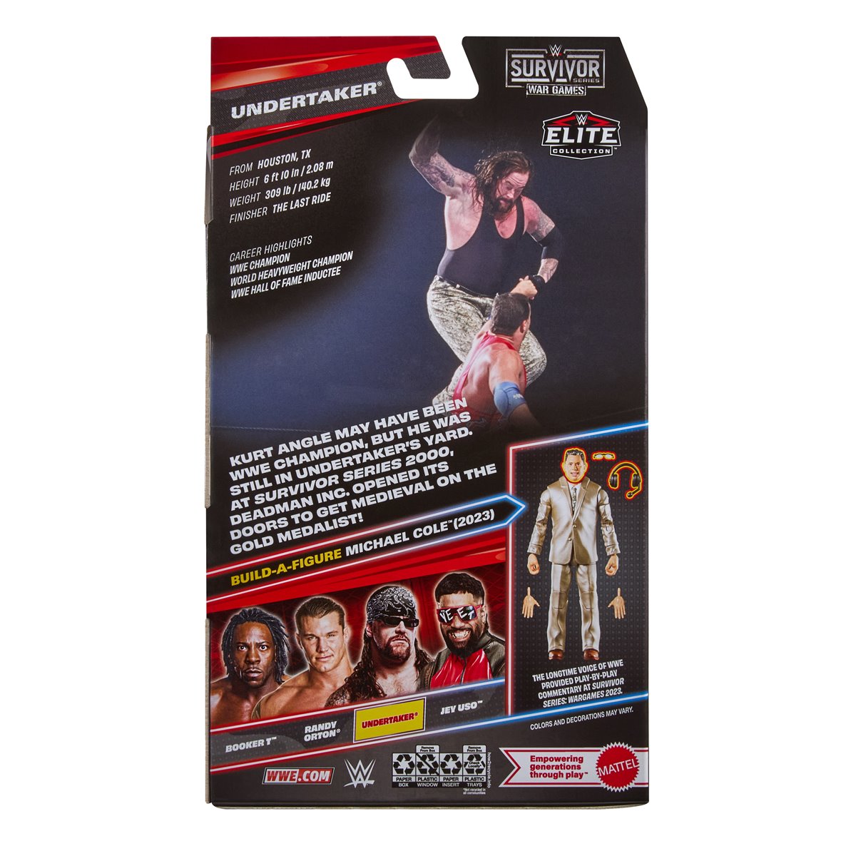 WWE Survivor Series Elite Action Figure Case of 5