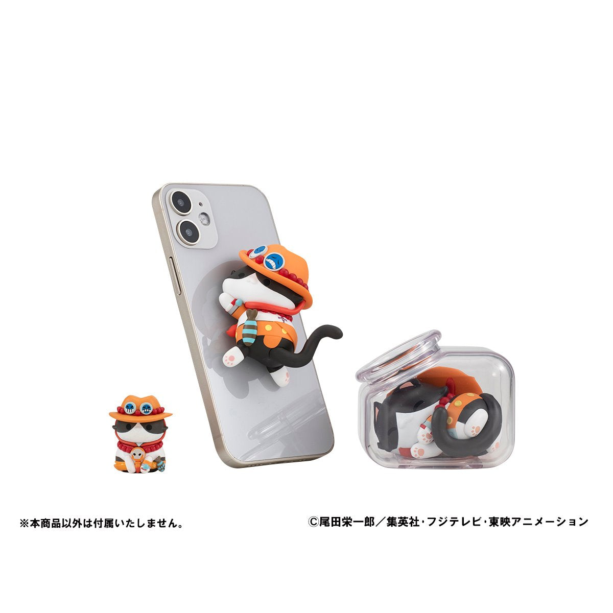 One Piece Nyan Piece Nyan Sticky Kitties Mega Cat Project Mini-Figure Case of 8