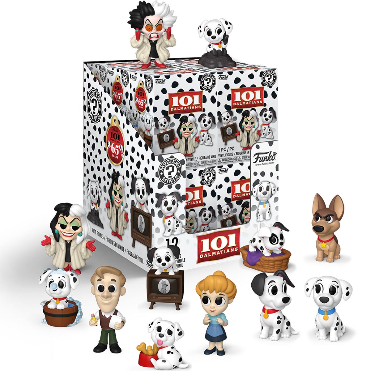 101 Dalmatians Mystery Minis Mini-Figure Display Case of 12