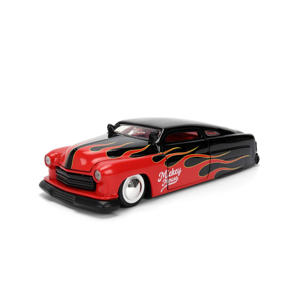 Hollywood Rides Disney 1951 Mercury 1:24 Scale Die-Cast Metal Vehicle with Mickey Mouse Figure