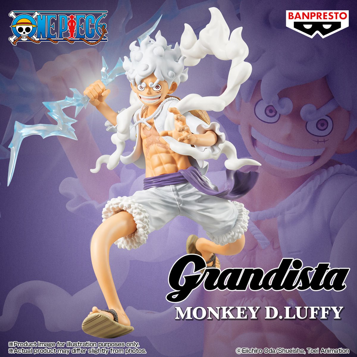 One Piece Monkey D. Luffy Gear5 Special Edition Grandista Statue