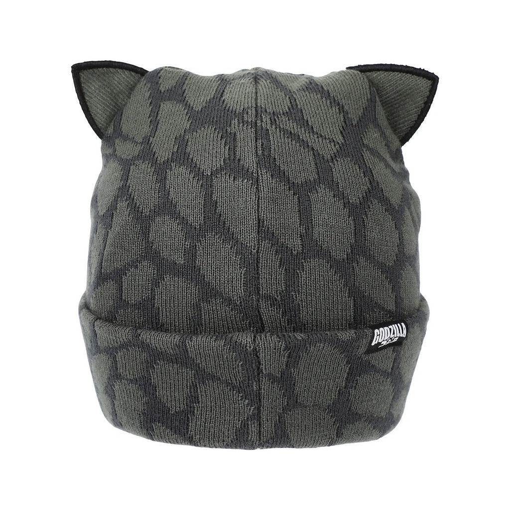Godzilla Peek-A-Boo Embroidered Cuff Beanie