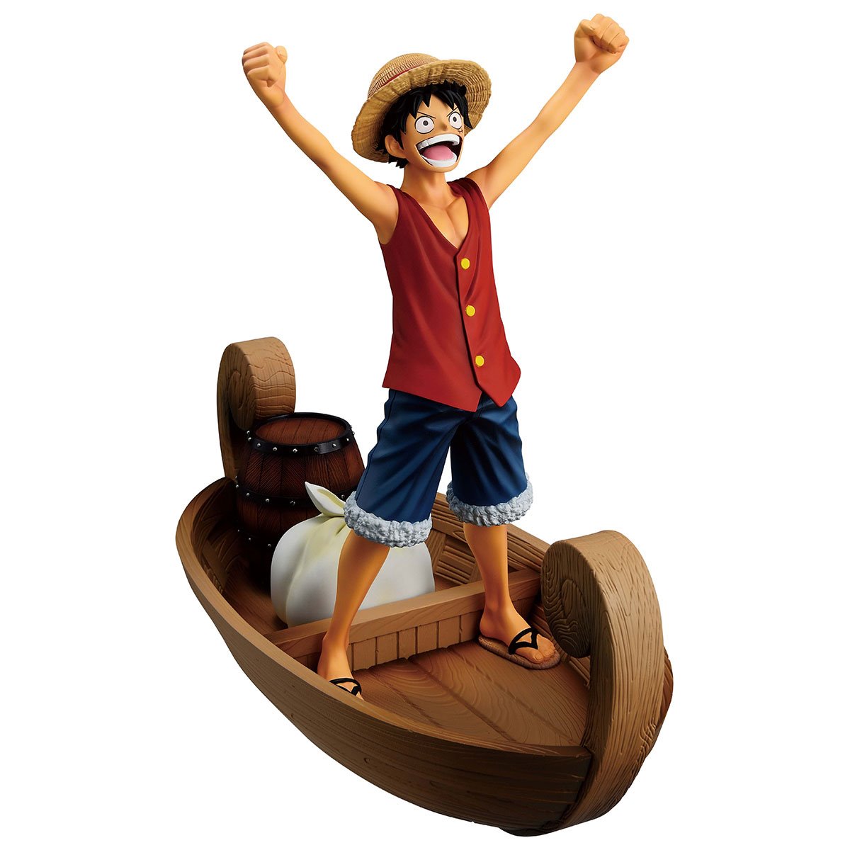 One Piece Monkey D. Luffy I'm Going To Become The King Of The Pirates! Ichibansho Revible Moment Statue