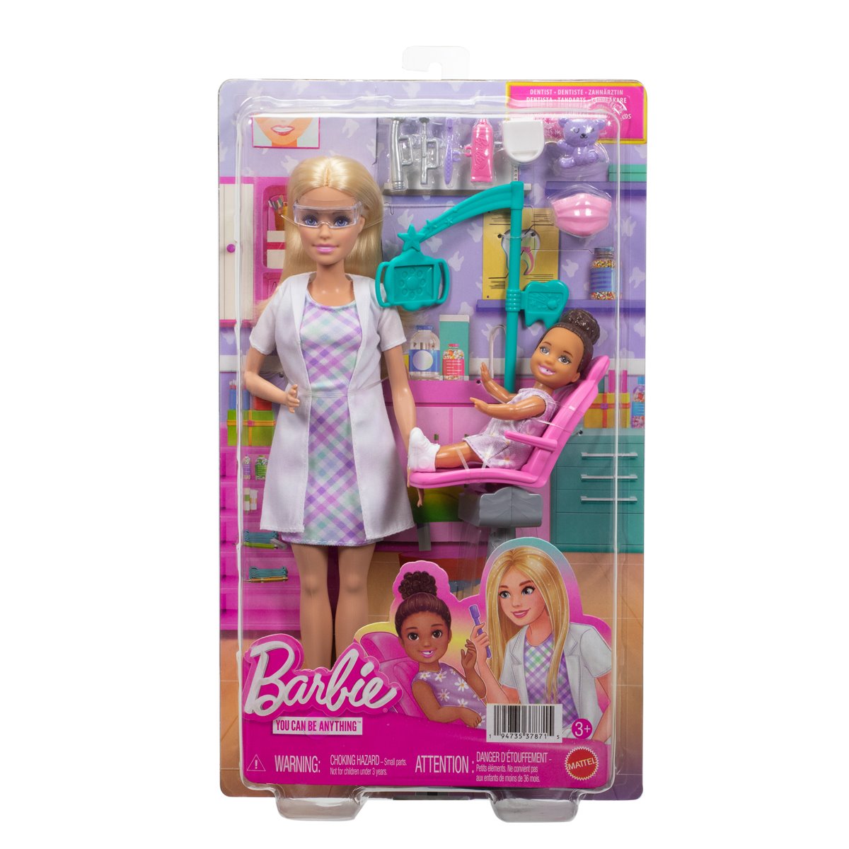 Barbie Careers Dentist Doll with Blonde Hair