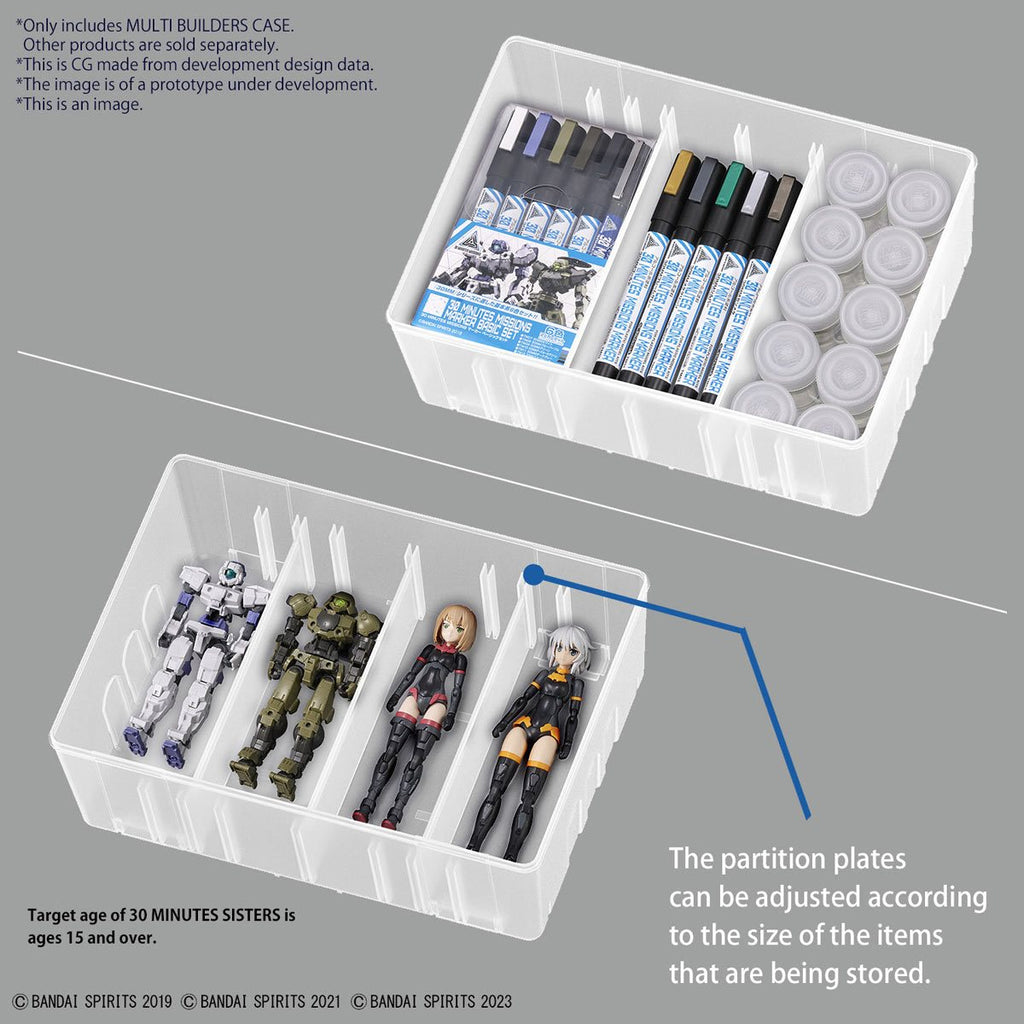 Multi Builders Plastic Model Kit Case