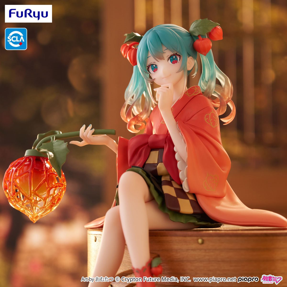 Vocaloid Hatsune Miku Flower Fairy Winter Cherry Noodle Stopper Statue