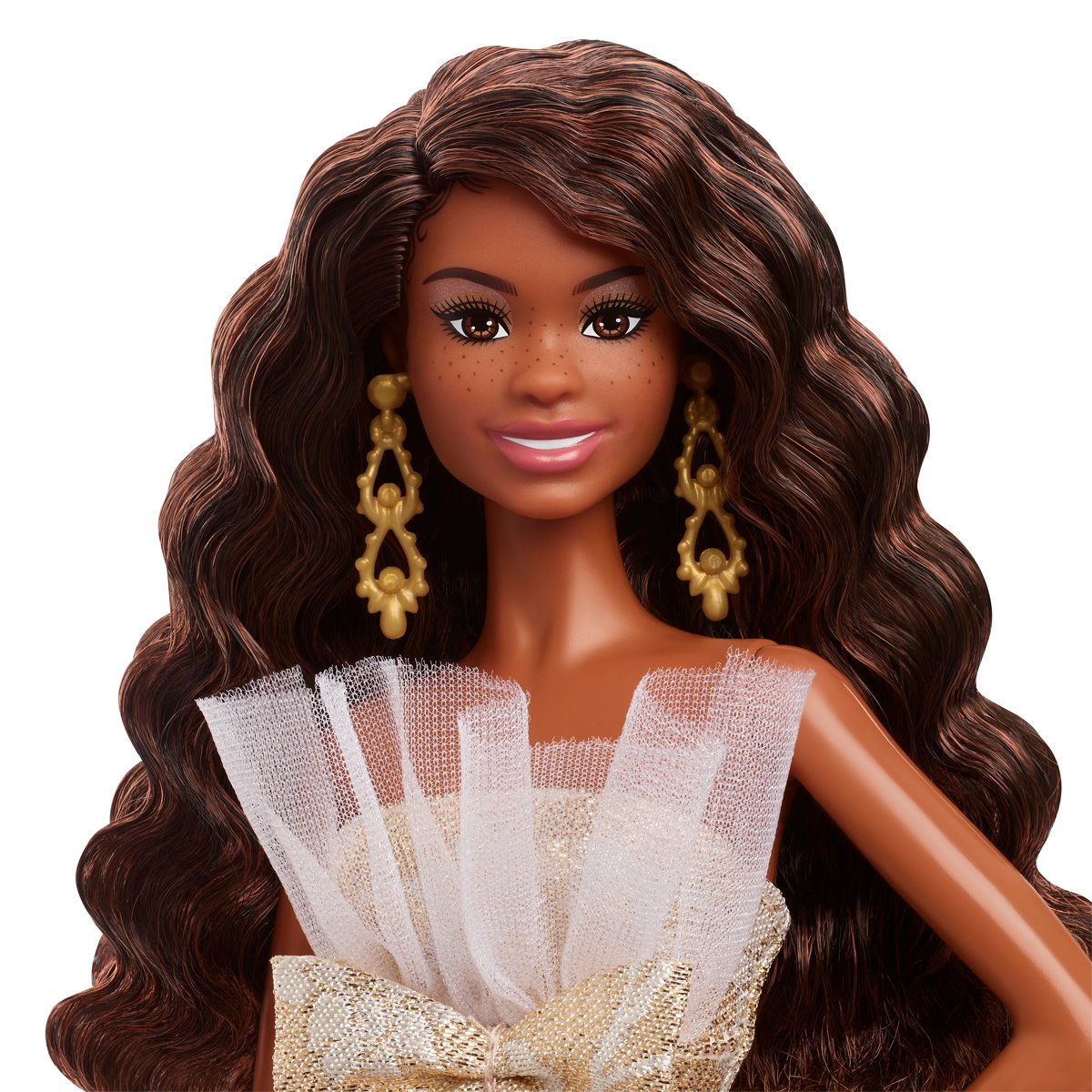 Barbie 2025 Holiday Doll with Brown Hair