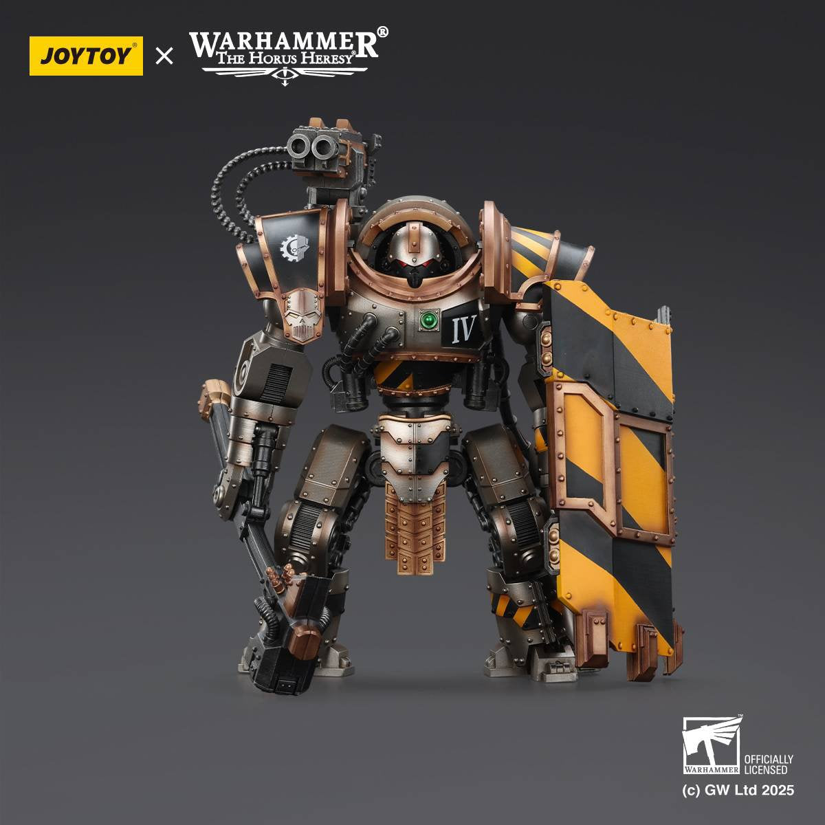 Joy Toy Warhammer The Horus Heresy Iron Warriors Iron Circle Domitar-Ferrum Class 1:18 Scale Action Figure