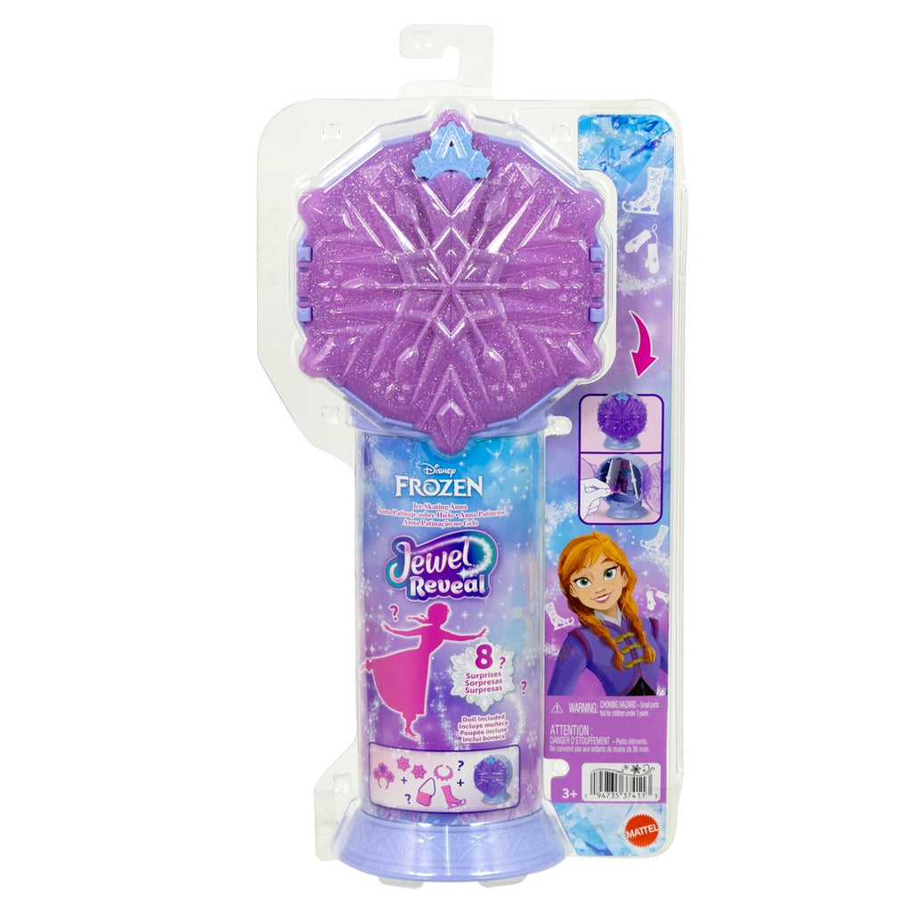 Disney Frozen Jewel Reveal Anna Ice Skating Fashion Doll