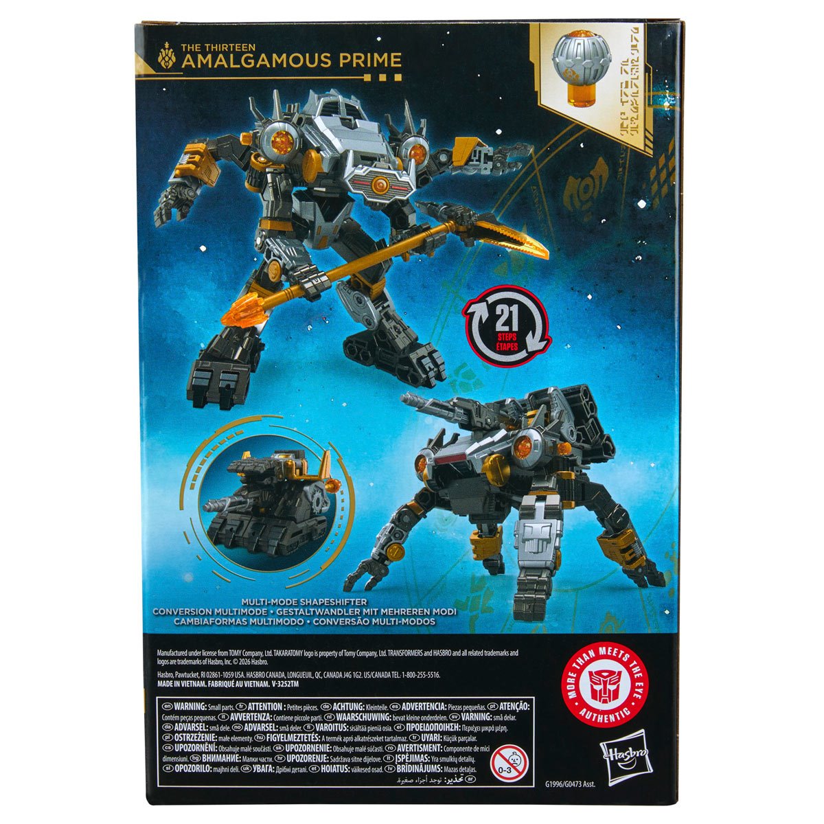 Transformers Age of the Primes Voyager Class The Thirteen Amalgamous Prime