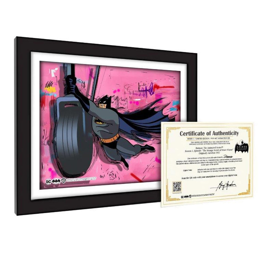 Batman: The Animated Series The Strange Secret of Bruce Wayne #1105 Animation Cel Artist Edition Framed Art Print