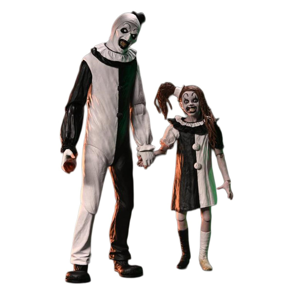 Terrifier 2 Ultimate Art the Clown and Little Pale Girl 7-Inch Scale Action Figure 2-Pack