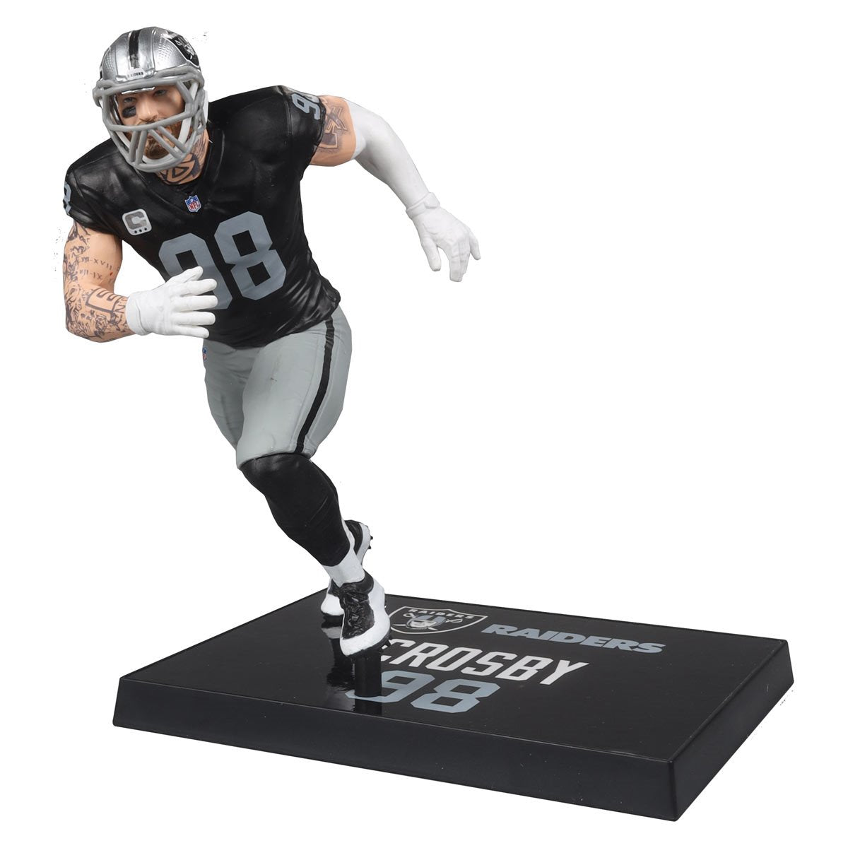 NFL SportsPicks 2024 Wave 2 Las Vegas Raiders Maxx Crosby 7-Inch Scale Posed Figure