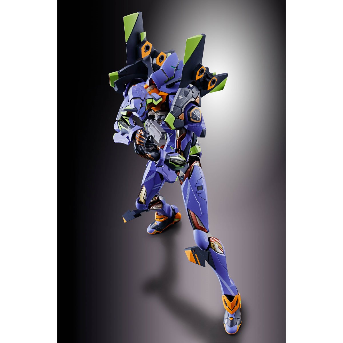 Evangelion Test Type-01 30th Anniversary with Spear Gaius Metal Build Action Figure