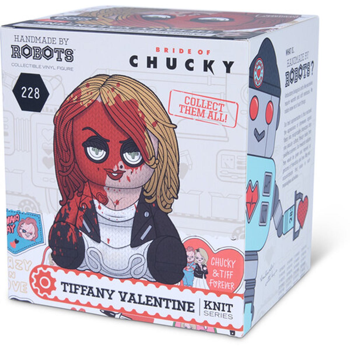Bride of Chucky Tiffany #228 Limited Edition Bloody Handmade By Robots Vinyl Figure