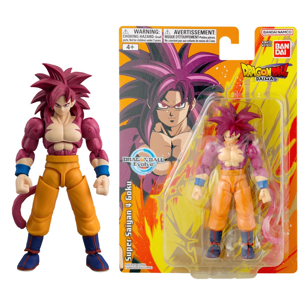 Dragon Ball Evolve Super Saiyan 4 Goku Daima Action Figure