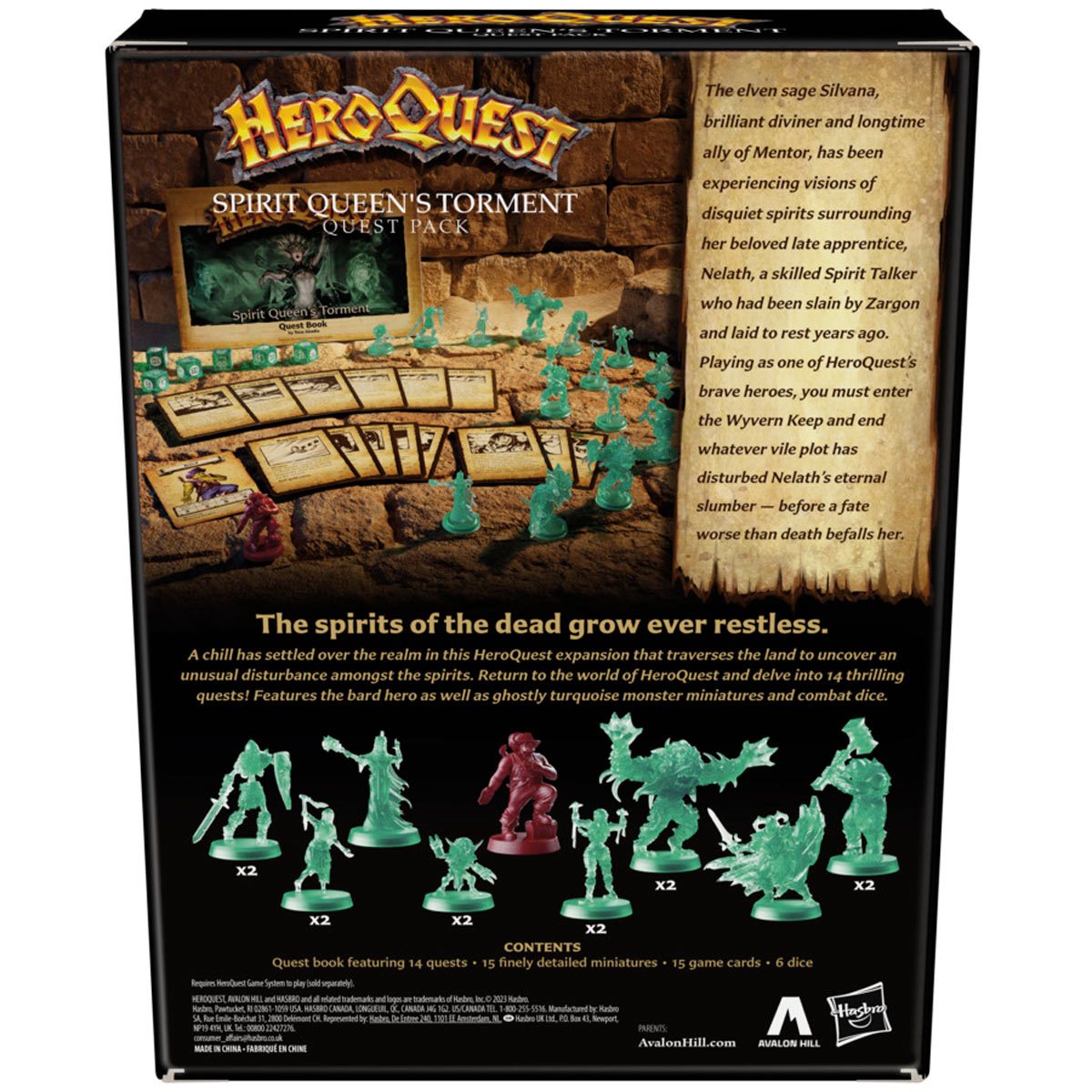 HeroQuest Spirit Queen's Torment Quest Game Expansion Pack