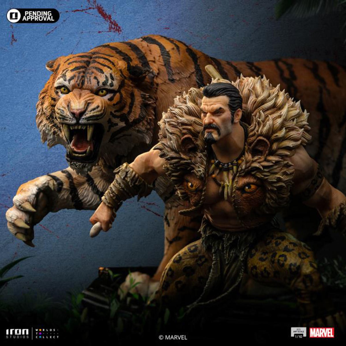 Kraven Spider-Man vs Villains Battle Diorama Series 1:10 Art Scale Limited Edition Statue