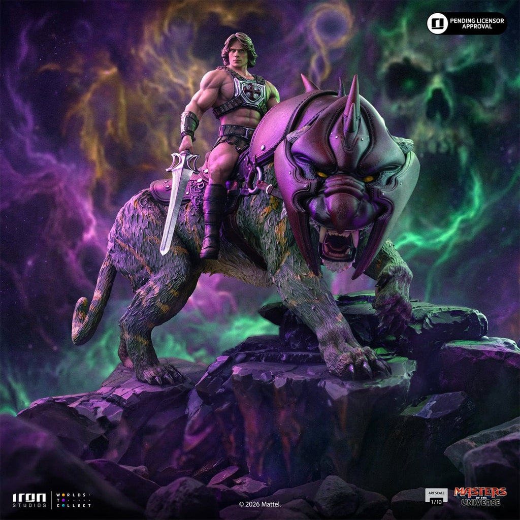 Masters of the Universe Movie He-Man and Battle Cat Deluxe 1:10 Art Scale Limited Edition Statue