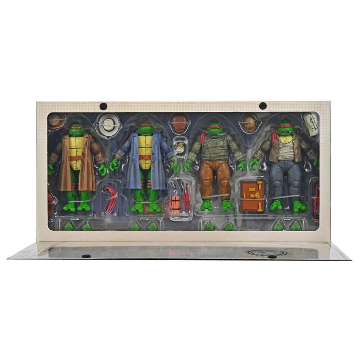 Teenage Mutant Ninja Turtles Mirage Comics Gangster Turtles 7-Inch Scale Action Figure 4-Pack