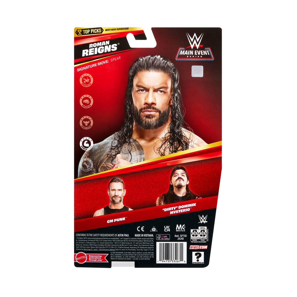 WWE Top Picks Main Event Series 2026 Wave 3 Action Figure Case of 8