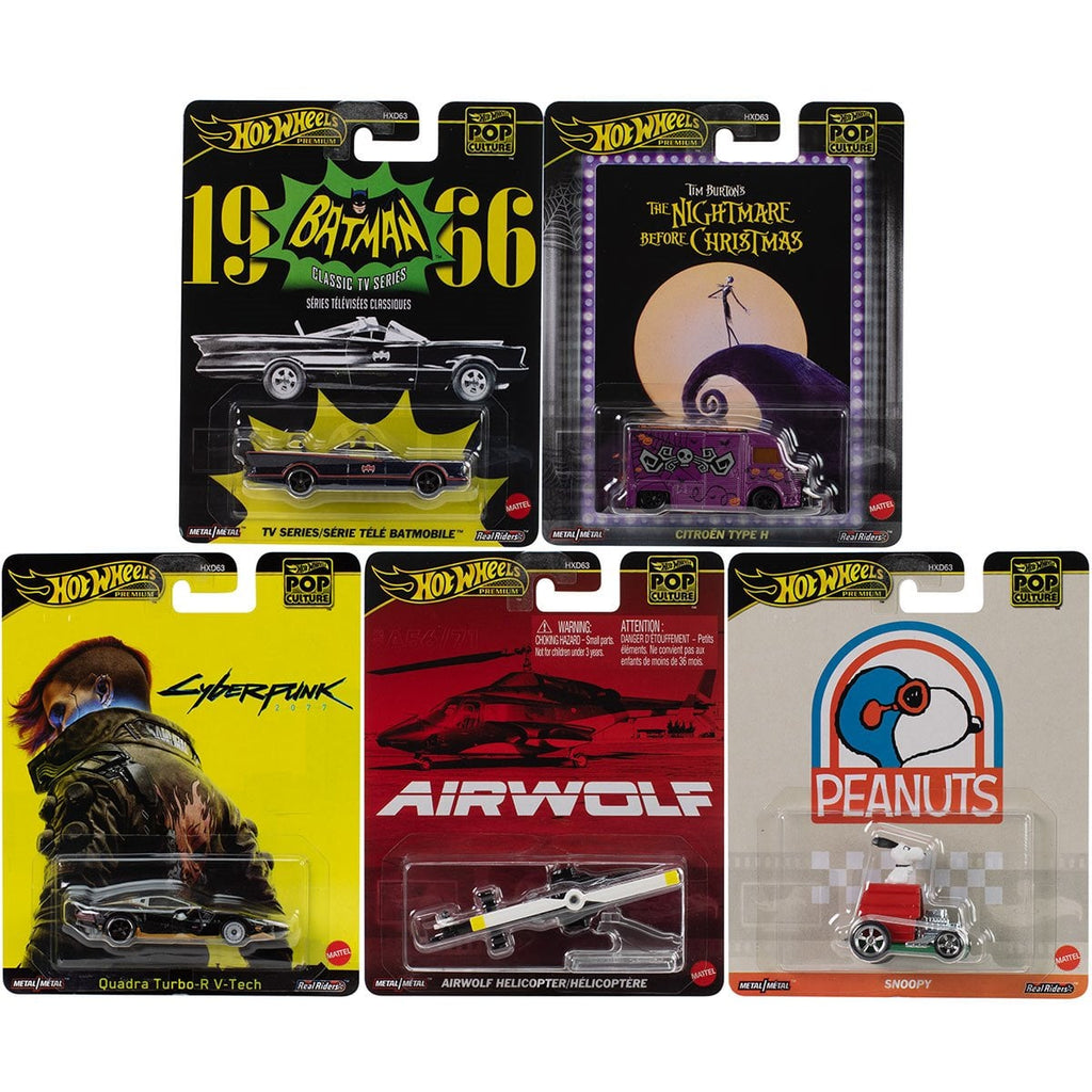 Hot Wheels Pop Culture 2025 Mix 6 Vehicle Case of 10