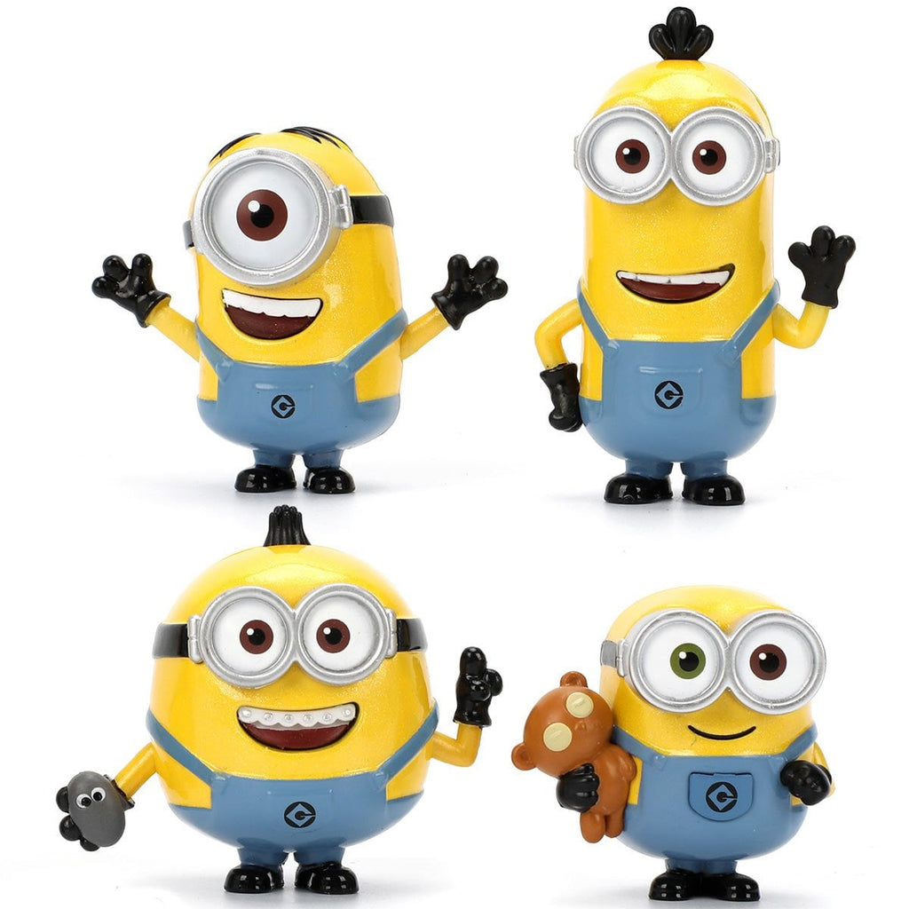 Despicable Me Minions MetalFigs 2 1/2-Inch Die-Cast Metal Mini-Figure 4-Pack