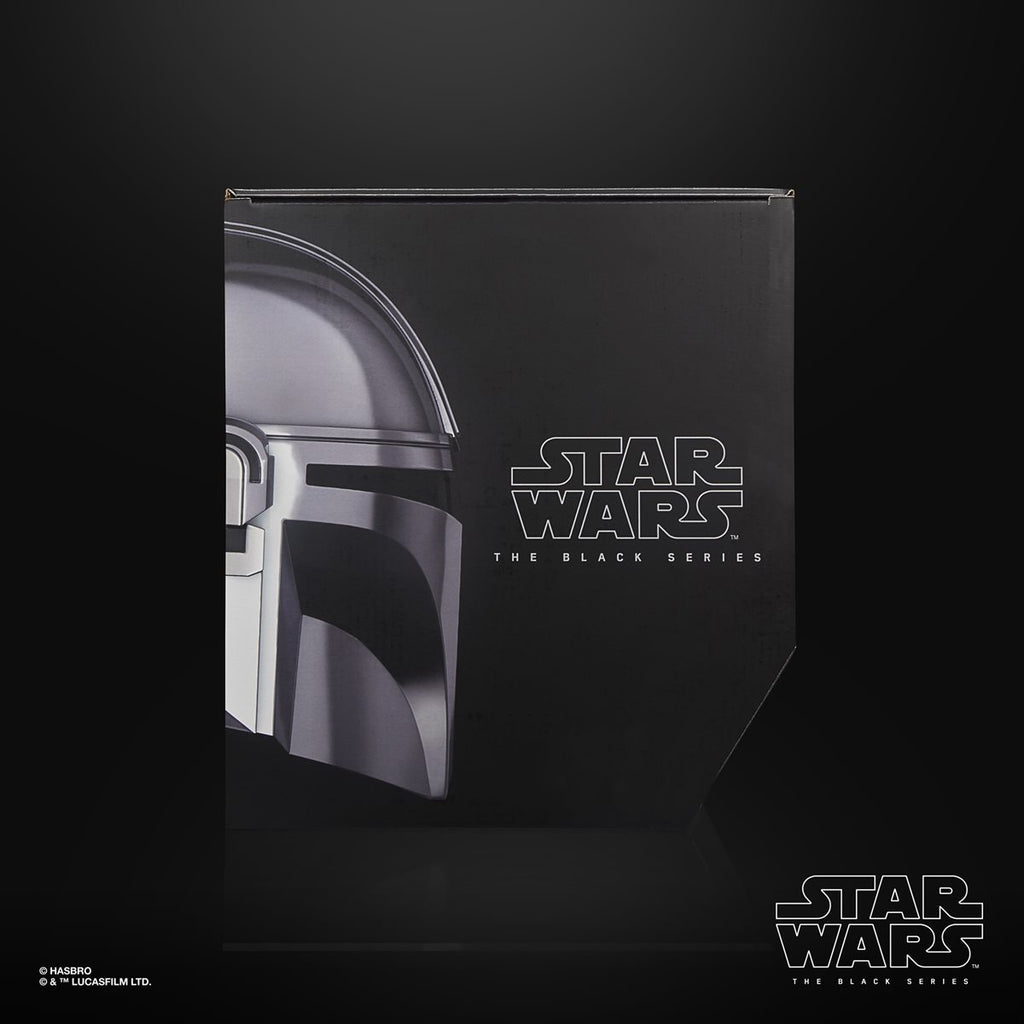 Star Wars The Black Series The Mandalorian Premium Electronic Helmet Prop Replica