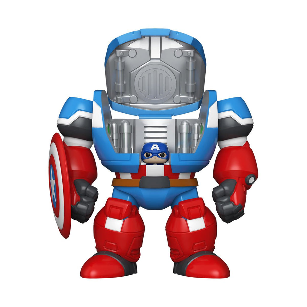 Marvel's What If Captain America with Mech Bitty Pop! Bitty Bot Vinyl Figure