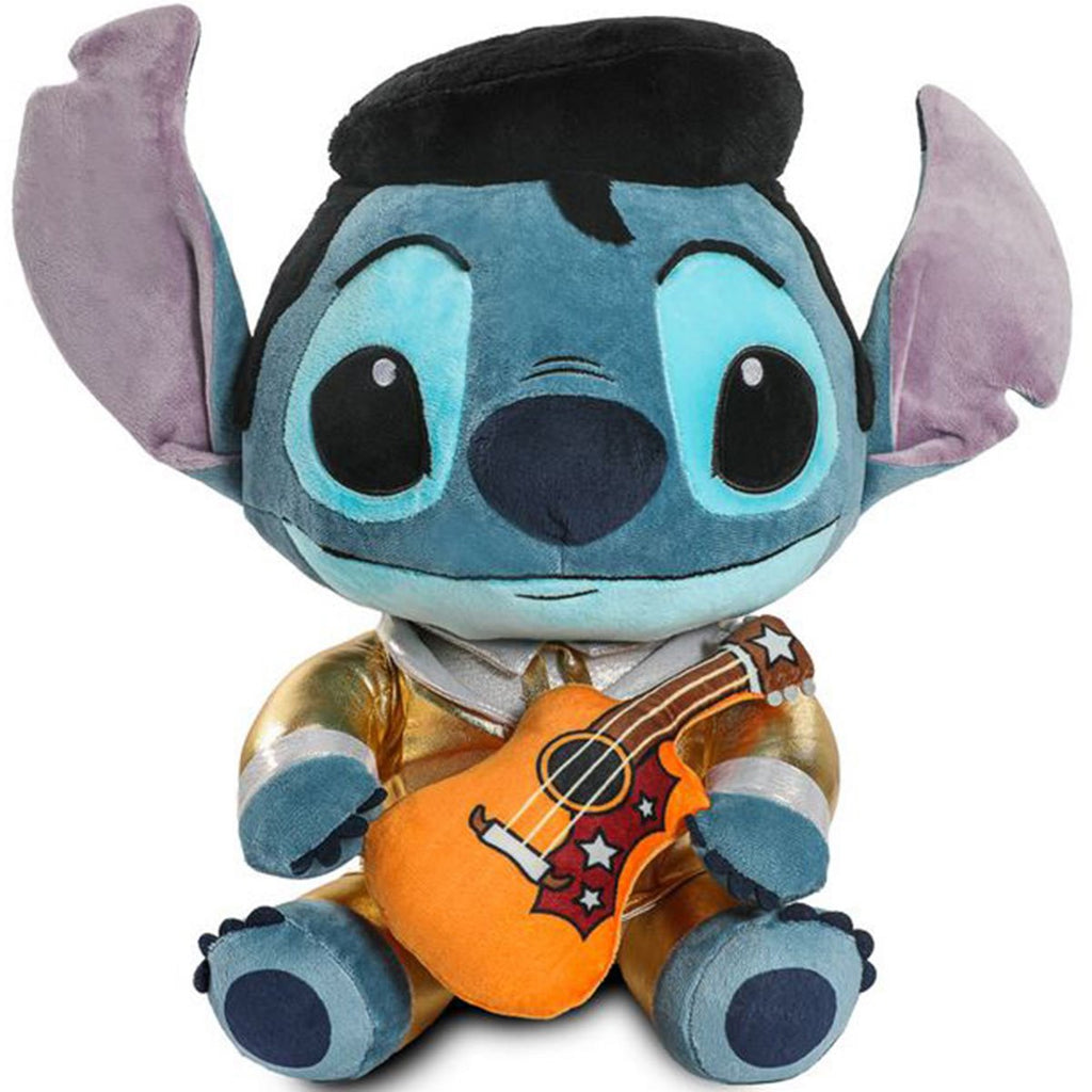 Lilo & Stitch Elvis Gold Suit Stitch HugMe Plush with Shake Action
