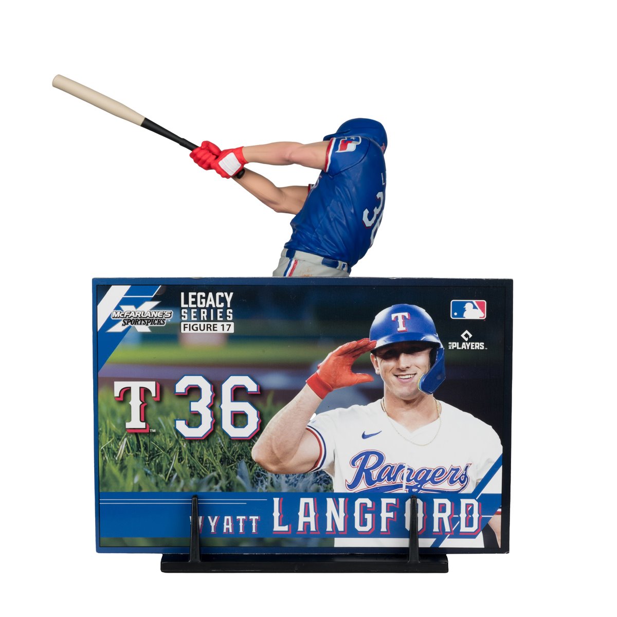 MLB SportsPicks Texas Rangers Wyatt Langford 7-Inch Posed Figure