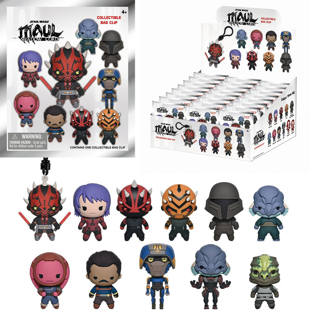 Star Wars: Maul - Shadow Lord 3D Foam Bag Clip Display Case of 24
