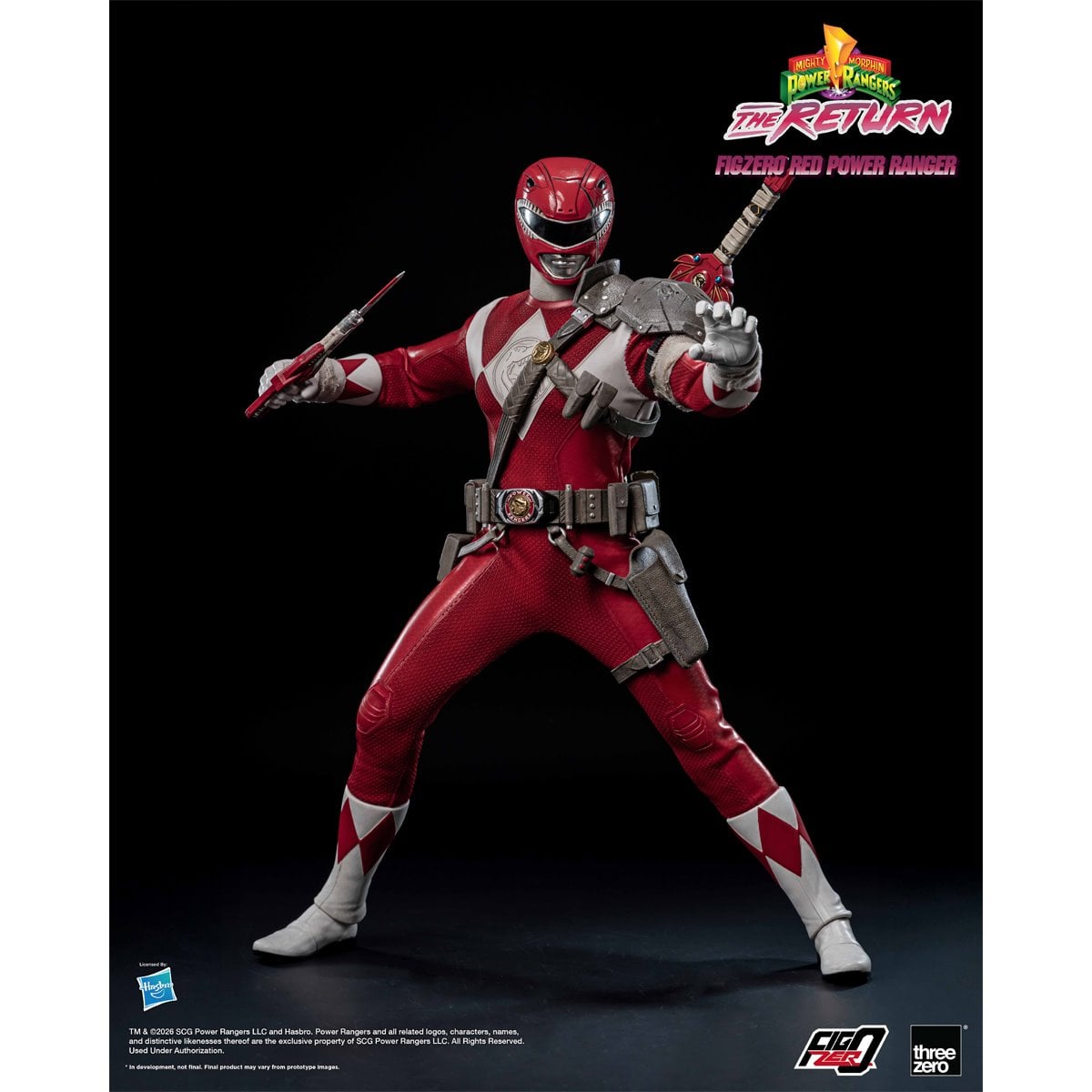Mighty Morphin Power Rangers: The Return Red Power Ranger FigZero 1:6 Scale Action Figure
