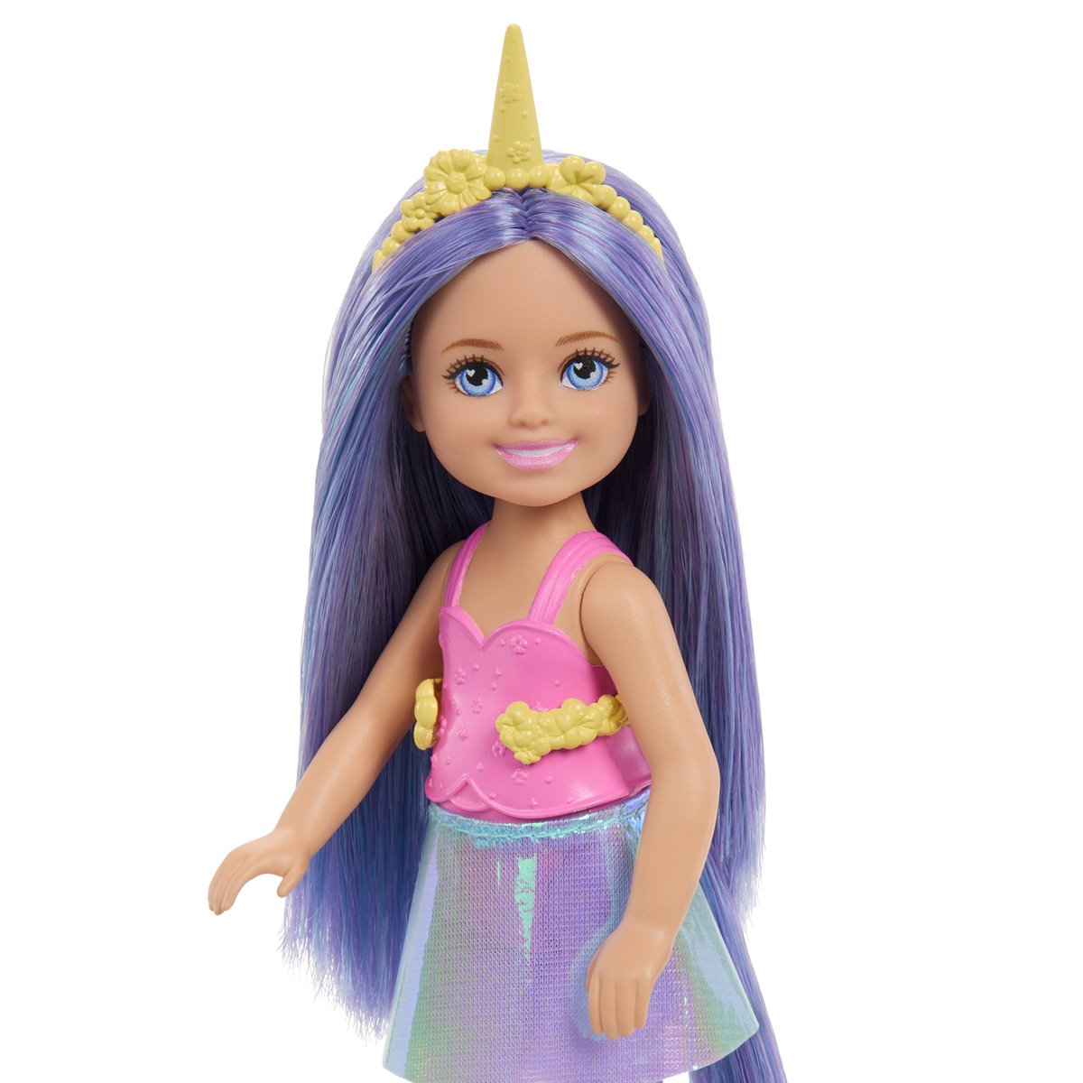 Barbie Chelsea Unicorn Doll with Purple Hair