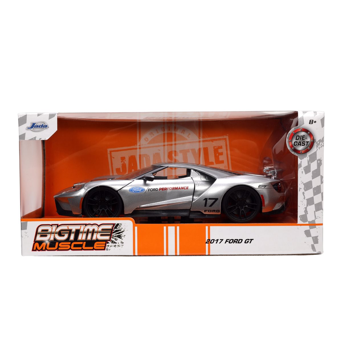 Bigtime Muscle 2017 Ford GT  1:24 Scale Die-Cast Metal Vehicle 1:24