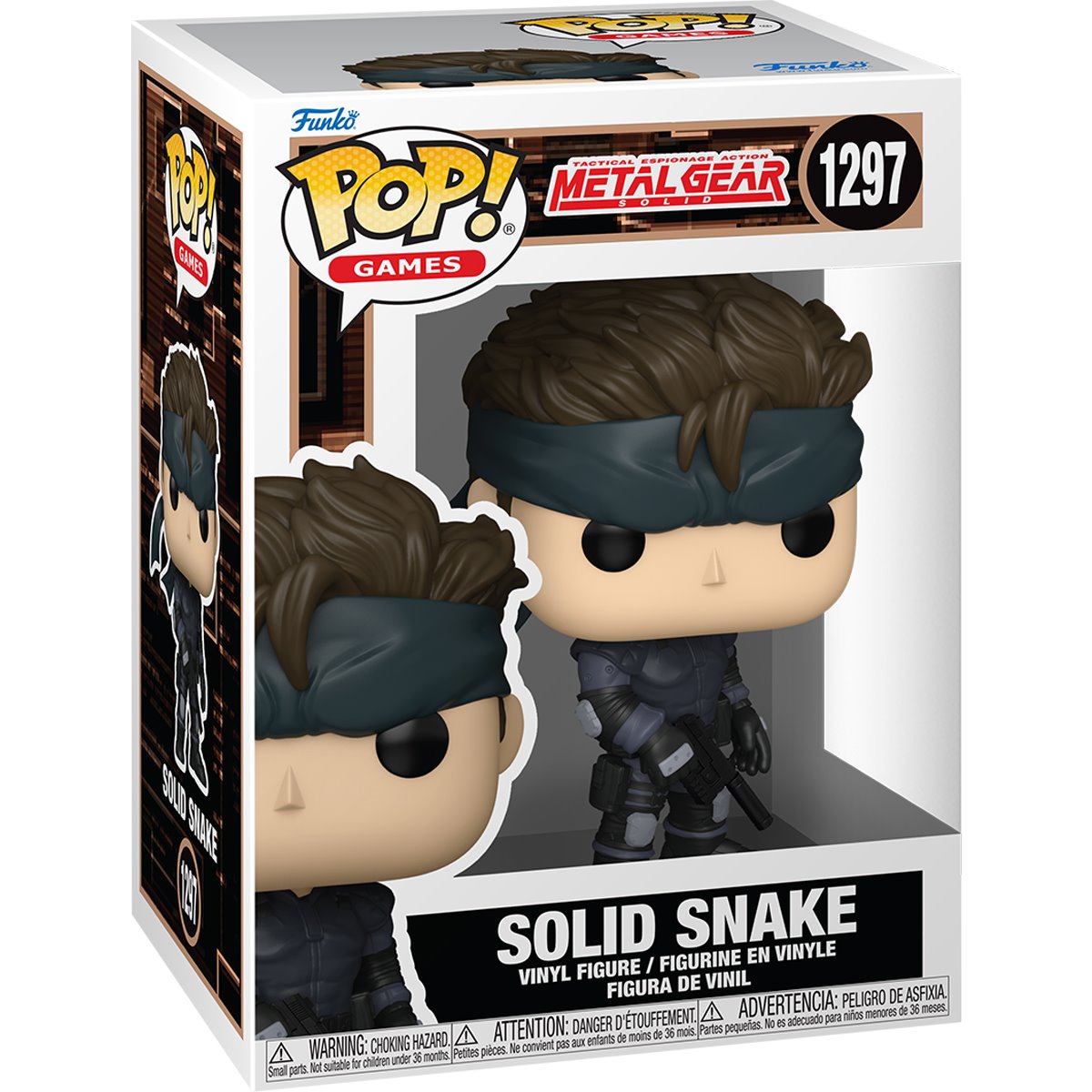 Metal Gear Solid Solid Snake Funko Pop! Vinyl Figure #1297