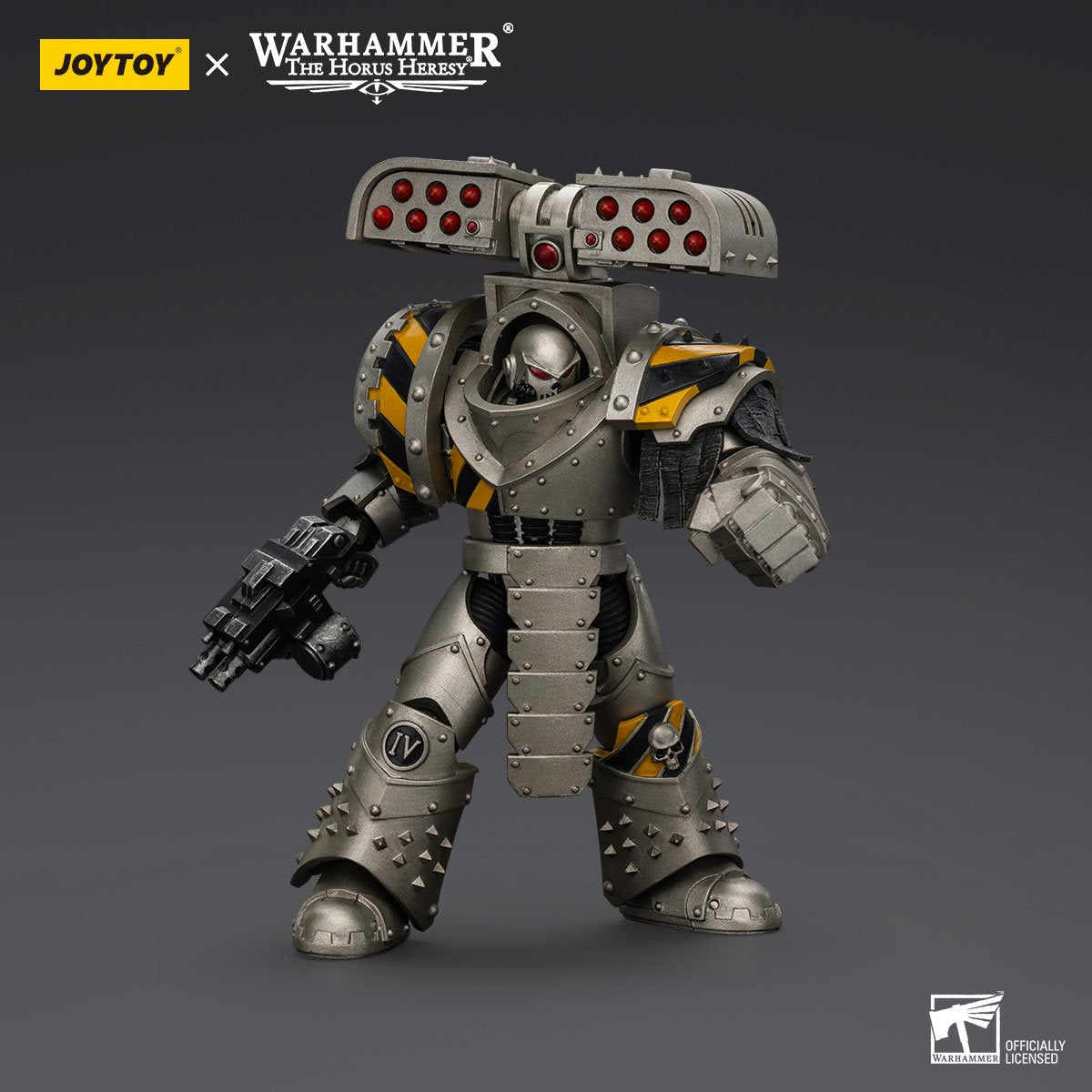 Joy Toy Warhammer The Horus Heresy Iron Warriors Tyrant Siege Terminator with Rocket 1:18 Scale Action Figure