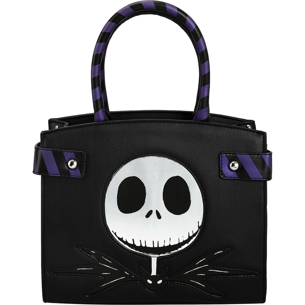 The Nightmare Before Christmas Jack Metallic Print Handbag